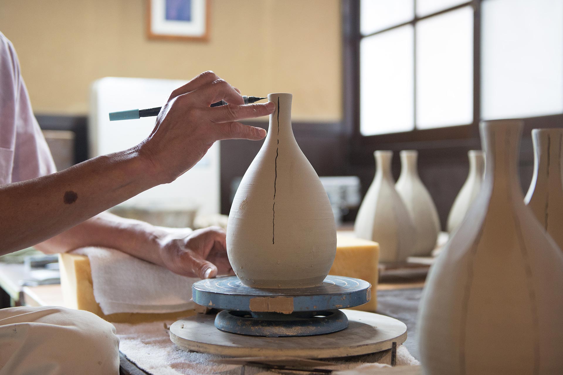 越中瀬戸焼 黒釉茶碗 枯芒ノ窯 北村風巳 黒 茶碗 茶道具 茶器